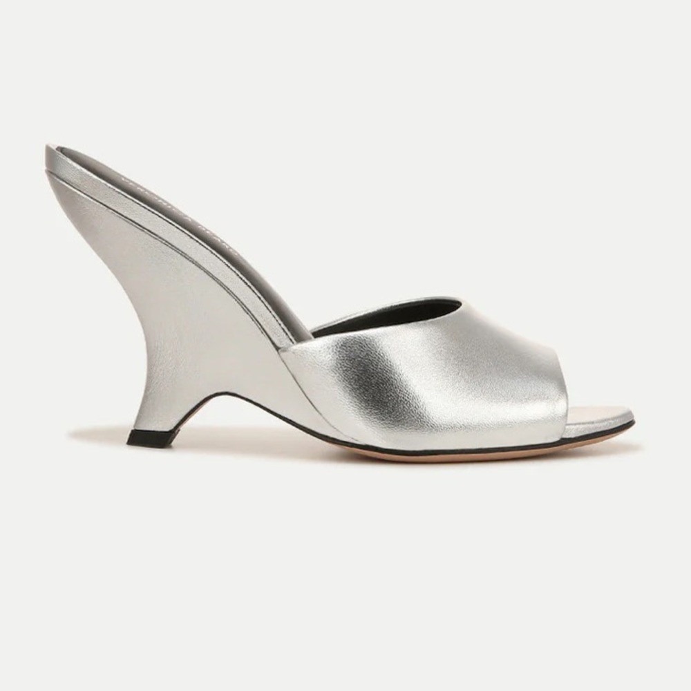 Veronica Beard Mila Sculpted Leather Sandal